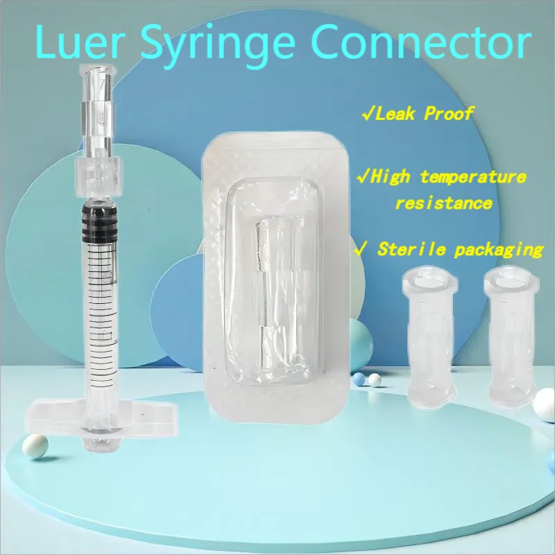 Sterile Disposable Solid PP Material Separately Packaged Perfume Leak Proof Double Helix Interface Luer Syringe Connector