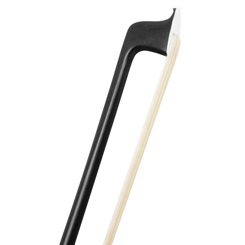 QA-17 Violin Bow 4/4 Composite Carbon Fiber Pure Ponytail Color Shell Silver Silk Sheepskin Hand Rest Bow Octagonal Bow