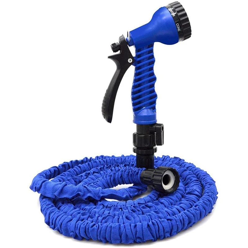 Hot 100FT Garden Hose Flexible Telescopic Water Pipe Expandable Water Hose Car Washing,Floor Cleaning,Garden & Yard