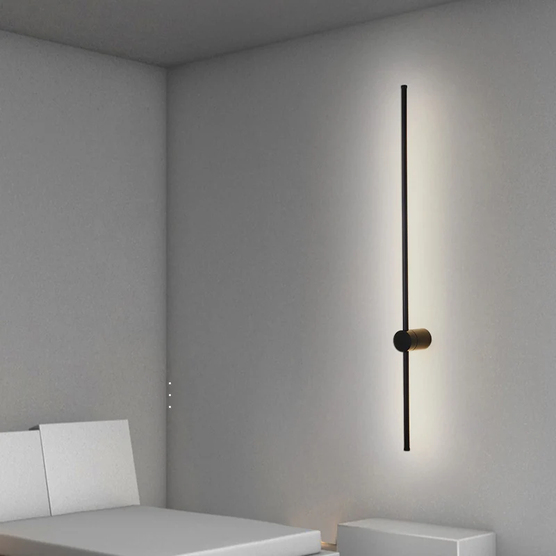 Long Strip LED Wall Lamps Decro for Living Room Interior 350° Rotation Wall Lights Wall Sconce for Bedroom Corridor Staircase