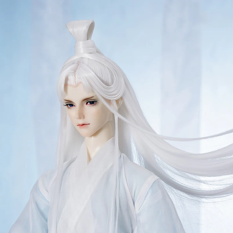 

1/3 Scale BJD Wigs Ancient Costume Hanfu Vintage Long Hair Styling Samurai Wig For SD13 SSDF ID72 Uncle Doll Accessories A1415