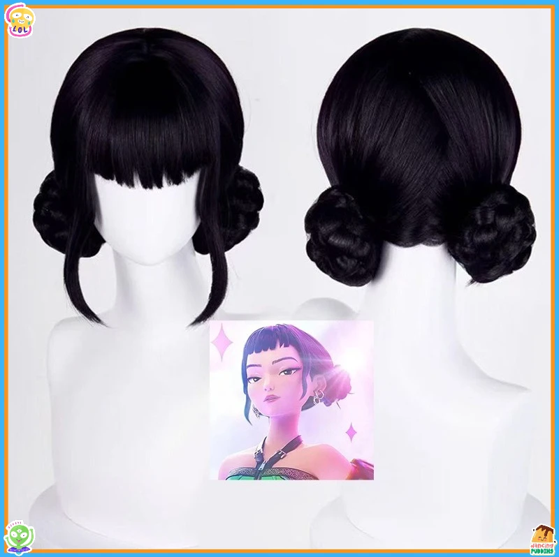 KPop Zoey Costume Cosplay Parrucca Donna Ragazza Carnevale di Halloween Comic-con Abiti da gioco di ruolo per feste