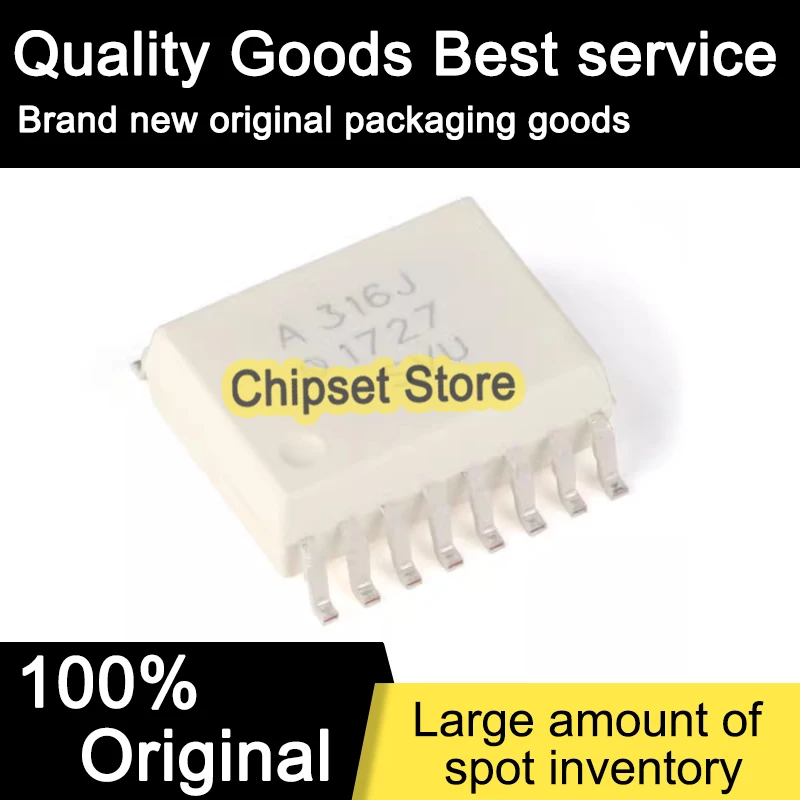 

HCPL-316J-500E HCPL 316J 500E SOP 100% Brand new
