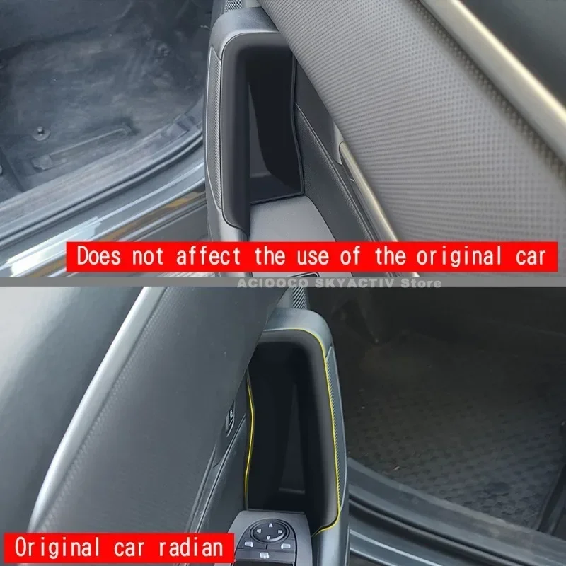 Door Armrest Storage Barrel Door Handle Container Holder Box for Mazda 2022-2024 CX-60 CX60 2024-2025 CX80 CX90 Accessories