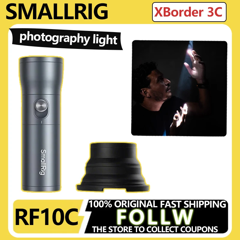smallrig-portable-focusable-rf-10c-led-video-light-4-colors-mini-spotlight-10w-cri-96-tlci-98-for-weddings-video-live-streaming