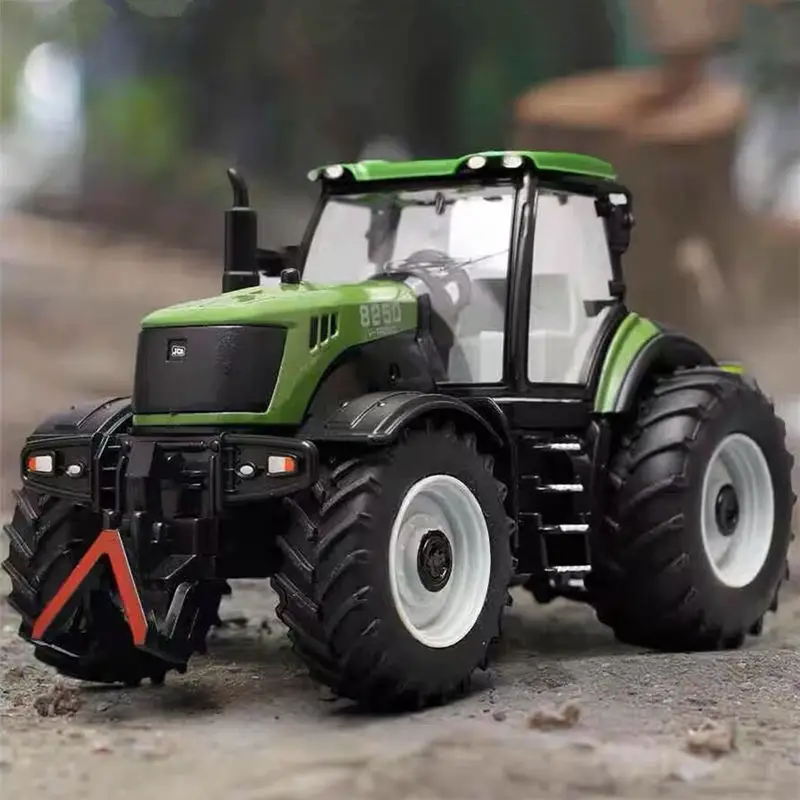 1/32 Alloy Tractor Model Metal Agricultural Vehicles Farming Tool Tractor Car Cultivated Land Car Model Simulation Kids Toy Gift