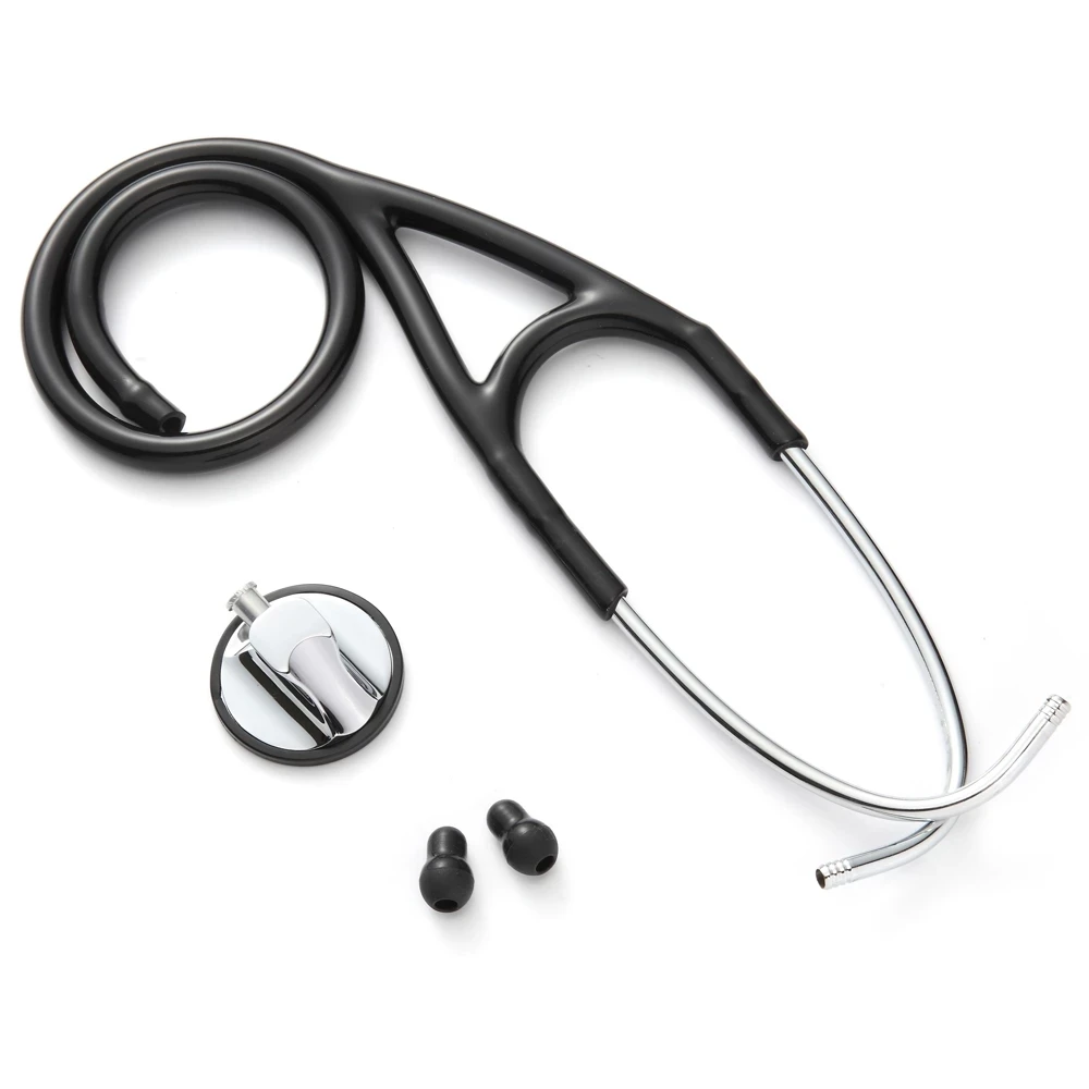 Stetoscopio medico ORL classico nero Master Cardiology Clinico a testa singola a forma di cuore Estetoscopio medico professionale carino medico infermiere