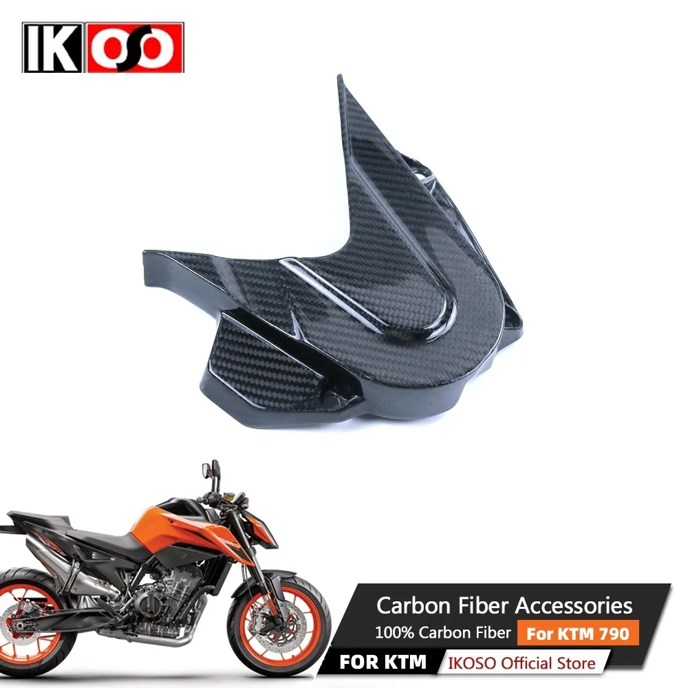 

100% Pure 3K Full Dry Carbon Fiber Shell Sprocket Cover Fairing for KTM Superduke 790 2018+ Motorcycle Modification Accessories