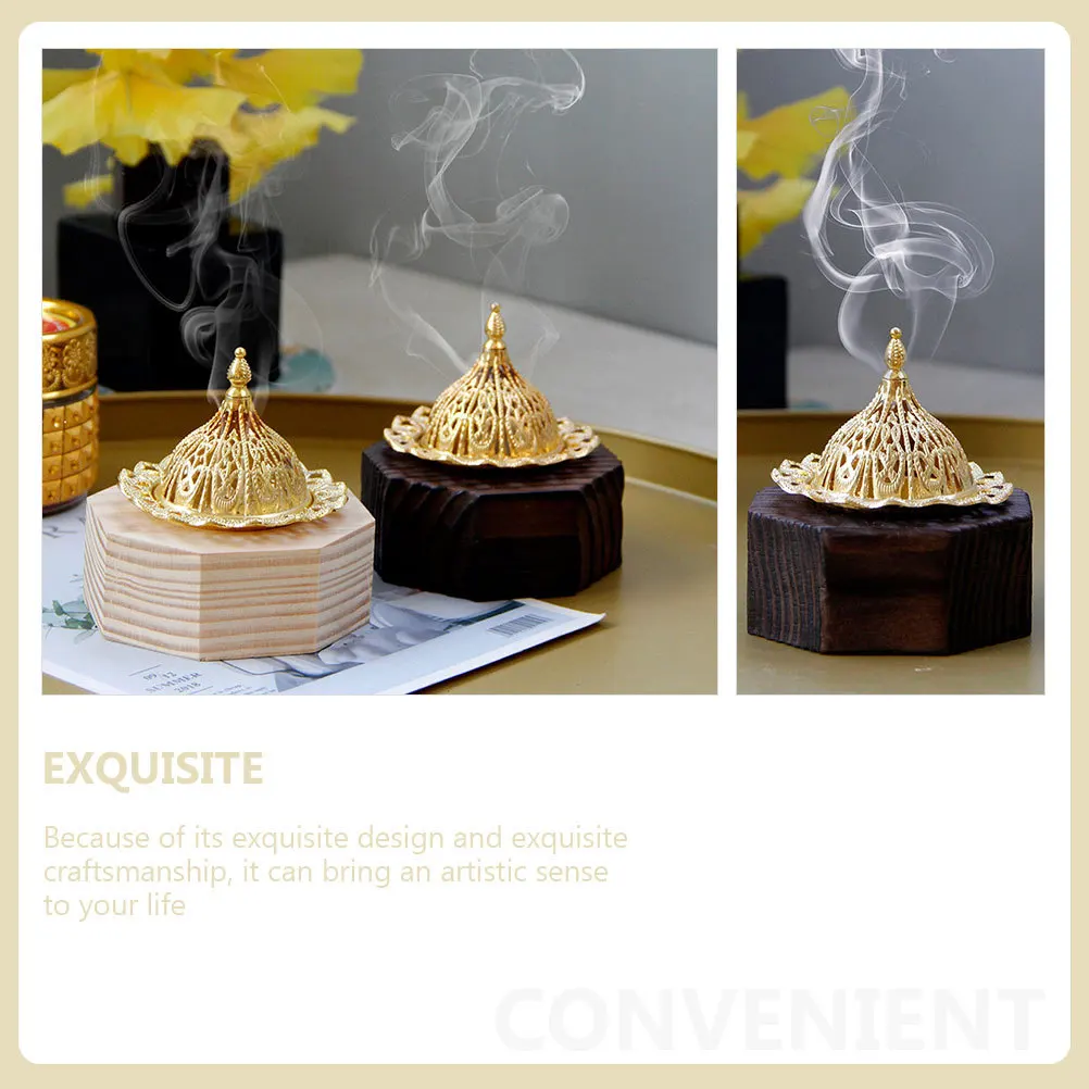 

Wooden Incense Burner Octagon Tabletop Tray For Meditation Aromatherapy Home Office Decor Japanese Style Incense Holder