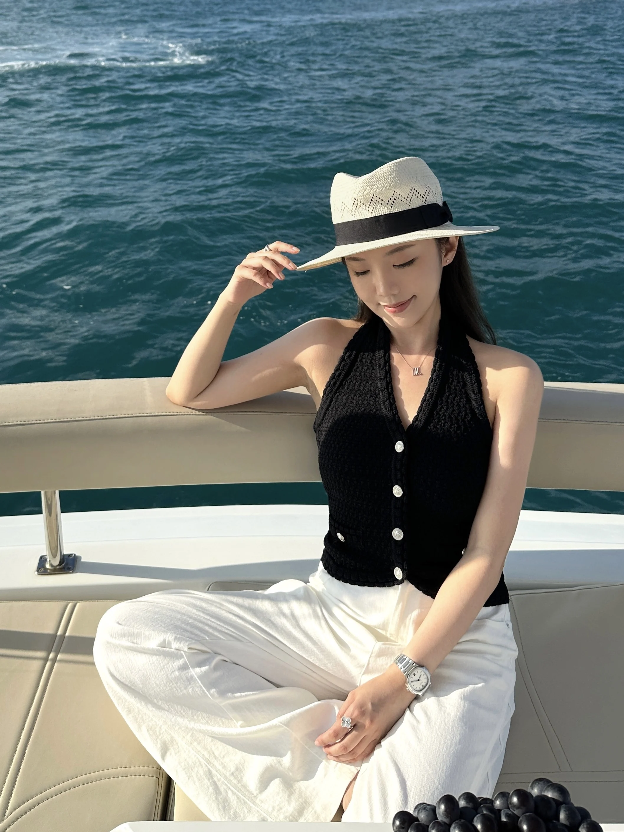 

Топ Chunyeon Cleanfit с V-образным вырезом, вязаный, облегающий, с открытыми плечами, на завязках, высокоэластичный, летний, модный, для женщин