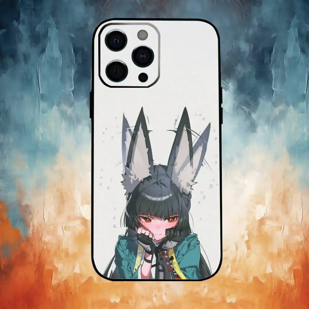 Casing HP Z-Zenless Zone Z-ZeroS M-Miyabi H-Hoshimi Untuk iPhone17,16,15,14,13,12,11 Plus,Pro Max Bahan Lembut Warna Hitam