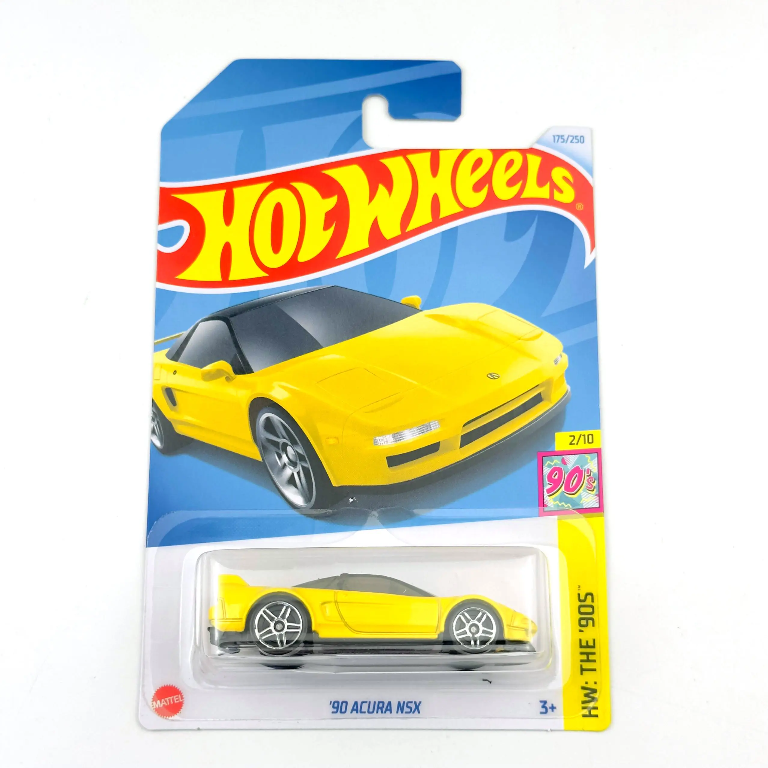 2024-175 Hot Wheels Cars 90 ACURA NSX 1/64 Metal Diecast Model Collection Toy Vehicles