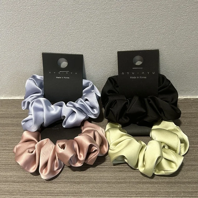 2026 Petits chouchous en soie pour femmes, élastiques à cheveux en satin, chouchou cheveux femmes chouchou en soie noir, chouchou blanc chouchou soie elastique cheveux hair accessories