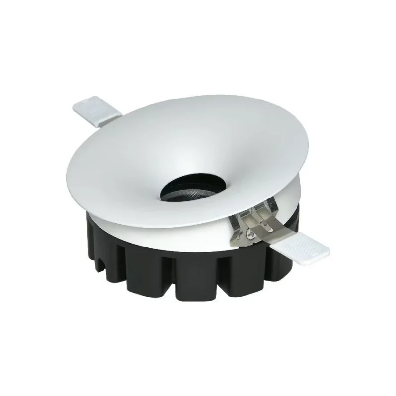 Ultra Thin Curved Hidden Spotlight with Deep Anti Glare and Eye Protection COB Household Ceiling Light Embedded Spotlight