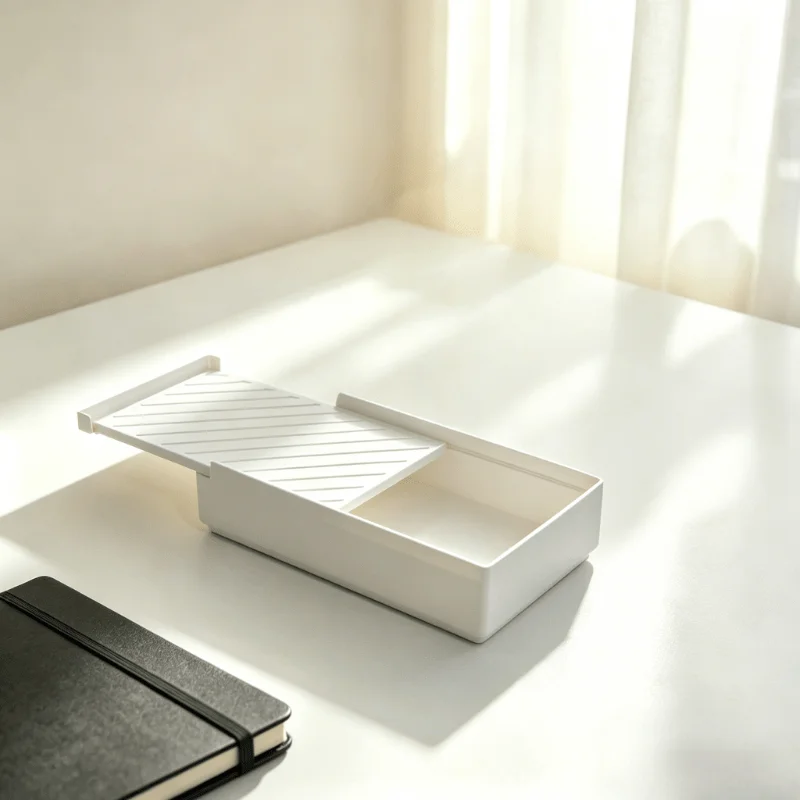 Stapelbare Schubladenbox zur Hardware-Aufbewahrung mit Abnehmbarem Deckel, Versiegelter Organizer für Schrauben, Elektronische Komponenten und Werkzeuge – Detail 5