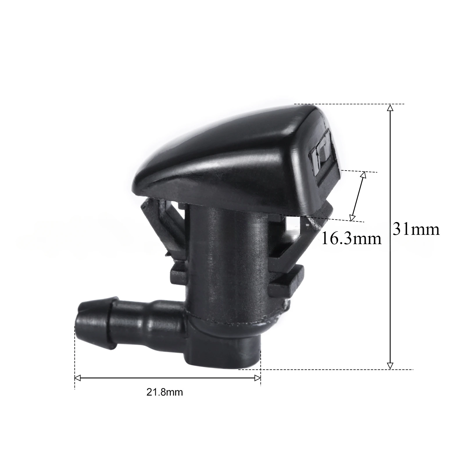 For Jeep Grand Cherokee WK2 2011 - 2019 Liberty KK Commander Dodge Nitro Durango MK3 Front Windshield Wiper Washer Jet Nozzle 2x