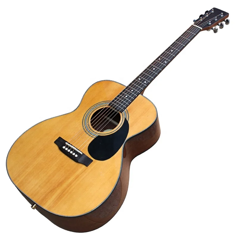 Light Brown 41 Inch 00028 Acoustic Guitar Top Solid Classical Guitar With Pickup