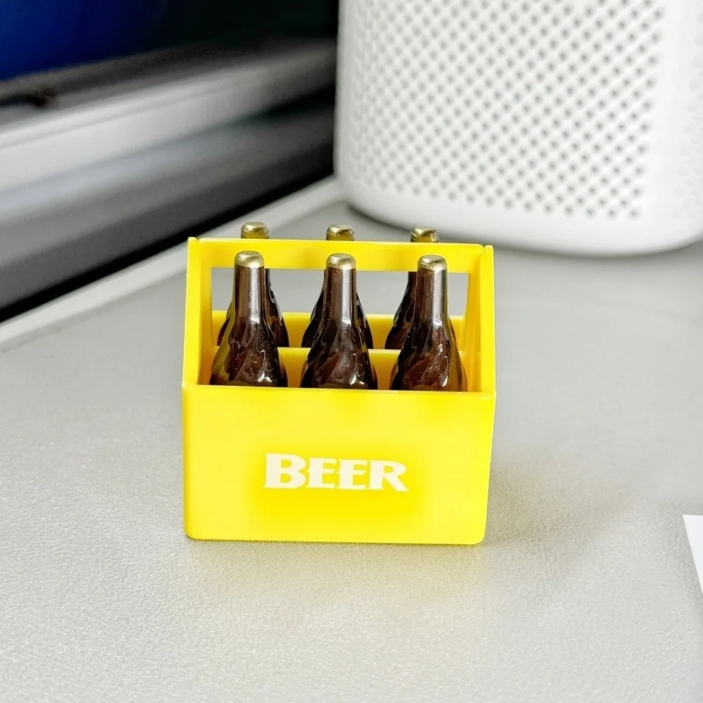 Plastic Bottle Opener Creative Portable Beer Box Shape Beverage Opener Dozen Of Beer Box Shape Magnetic Refrigerator Sticker