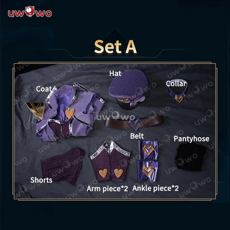 SN55IN STOCK UWOWO League of Legends/LOL كوسبلاي البوب ساتر أهري فوكس 2023 ASU أزياء تنكرية مع لعبة الذيل زي الهالوين $5Q@1