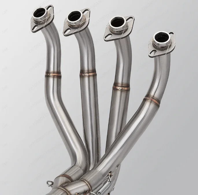 Z900 A2 Stainless Steel Front Section, Exhaust Pipe Modification, Muffler