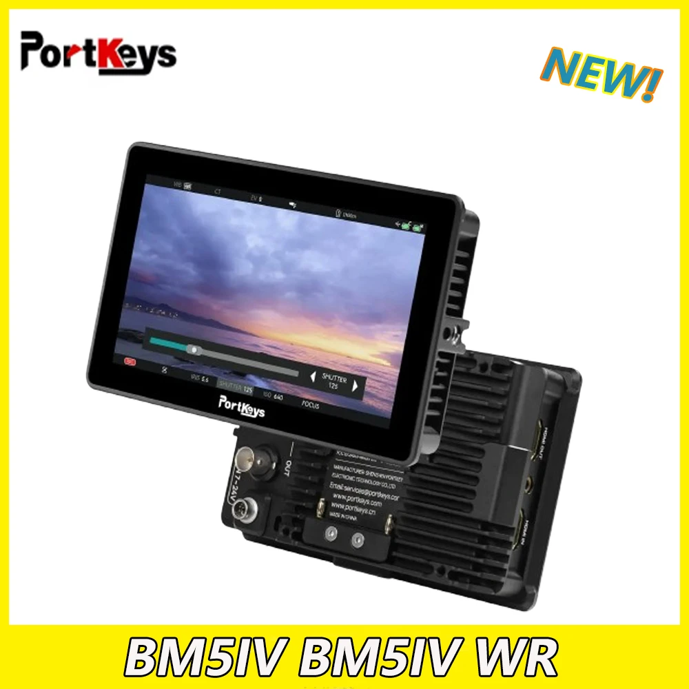 Portkeys BM5IV BM5IV WR 5.5 Inch 2000nits 4K 60P HDMI-compatible 3G-SDI Wide Color Gamut Camera Control Monitor