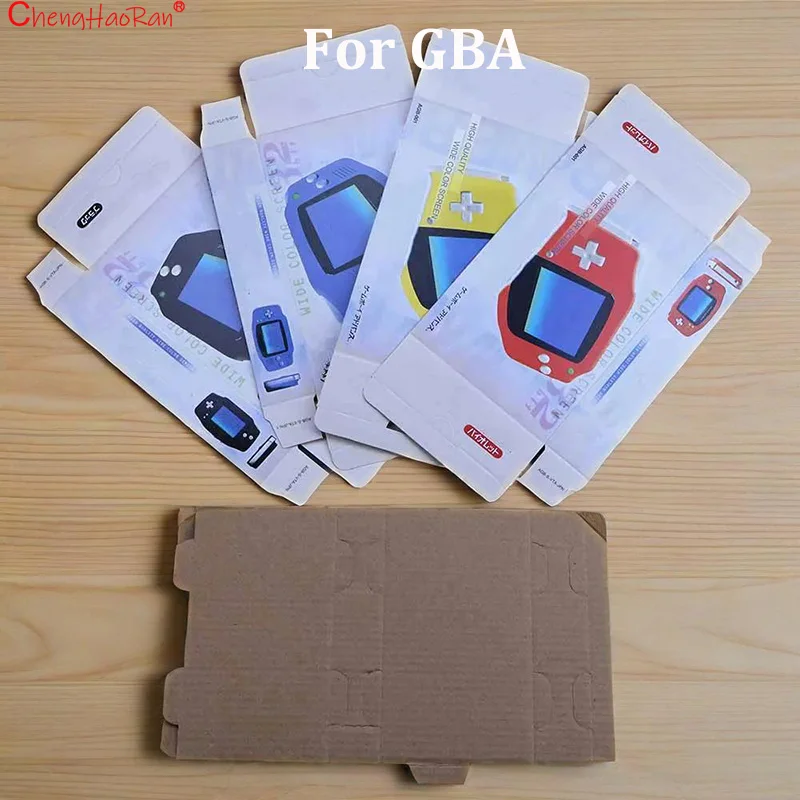 1 قطعة لوحدة التحكم في الألعاب GBA SP GBC GB GBA DMG صندوق تعبئة جديد كرتون لـ Gameboy Advance/لون جديد صندوق حماية التعبئة والتغليف ﻿