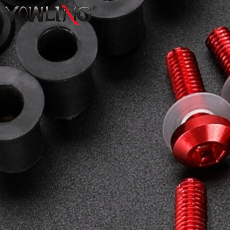 

CNC Windshield Screw Rubber Nuts Fairing Bolts For suzuki DL650 DL1000 DL250 V-STROM 1000 650 250 1050 XT VSTROM Accessories