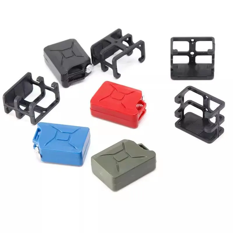 Tanque de combustible Abs simulado, Mini accesorios de tambor de aceite para coche trepador de control remoto 1/10 Scx10 Traxxas Trx4 Rc4wd D90 Tamiya Yikong Mst Vs4-10