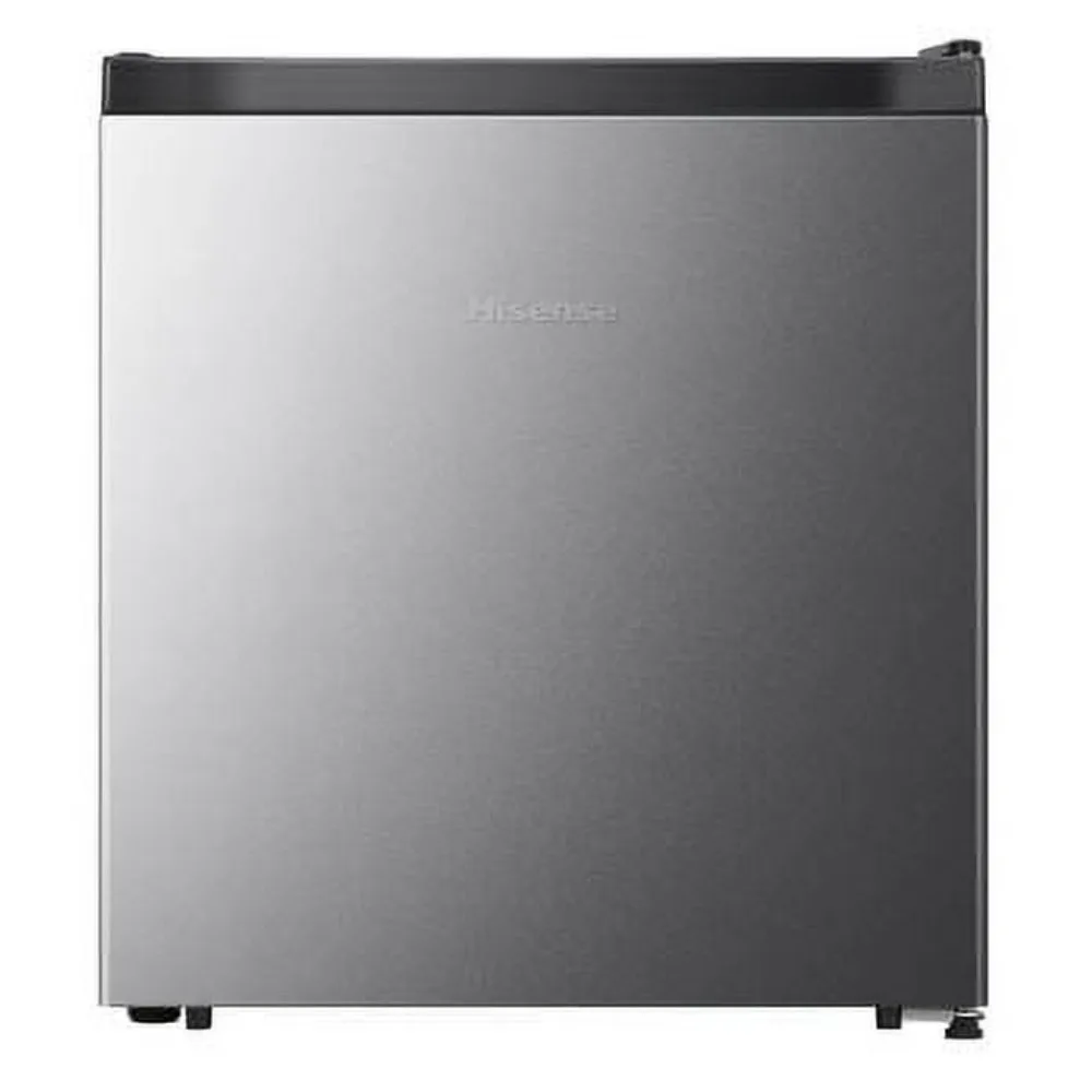 Nieuwe 1,6 Cu Ft compacte koelkast, minikoelkast met enkele deur, zilver