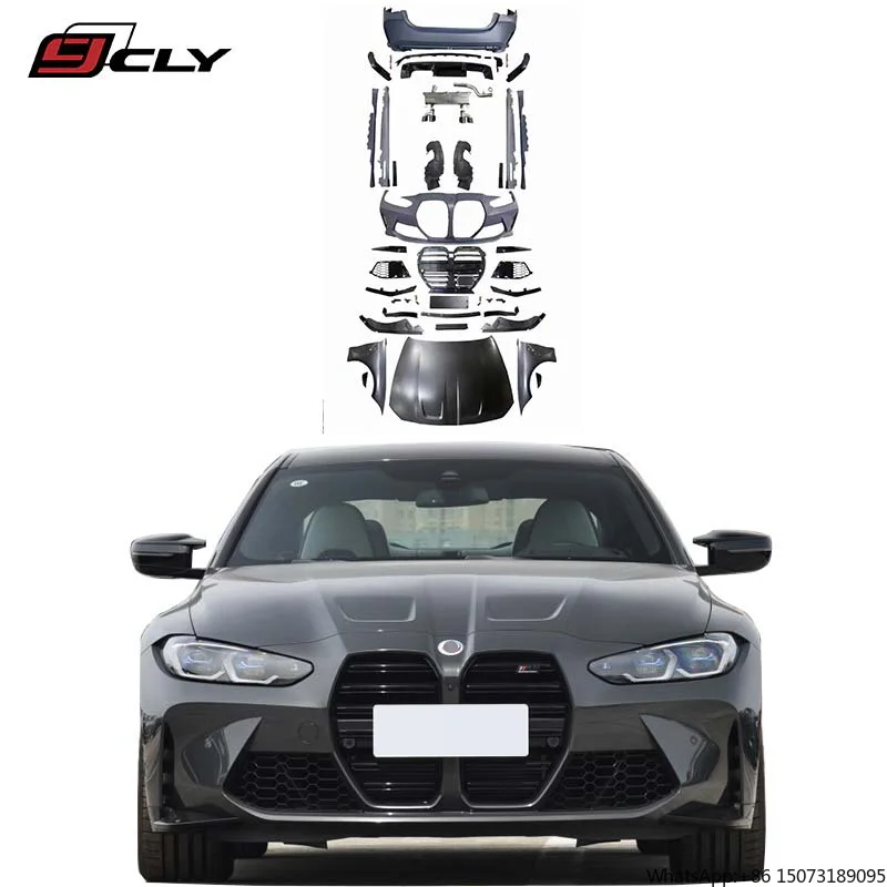 High Quality Car Bumper for   4 Series G22 Modified M4 Wide Body Kit Front and Rear Bumper Assembly Grille Fender Hood