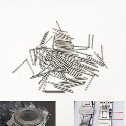 10Pcs Diameter 1.1mm Stainless Steel Watch Band Link Pins Strap Spring Bars Watch Repair Accessories