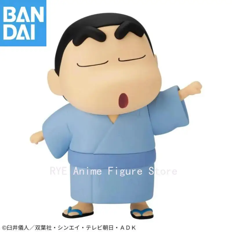 Genuino Bandai Banpresto crayón Shinchan Sofvimates Yukata Ver Nohara Shinnosuke figura Original modelo coleccionista figurita Juguetes