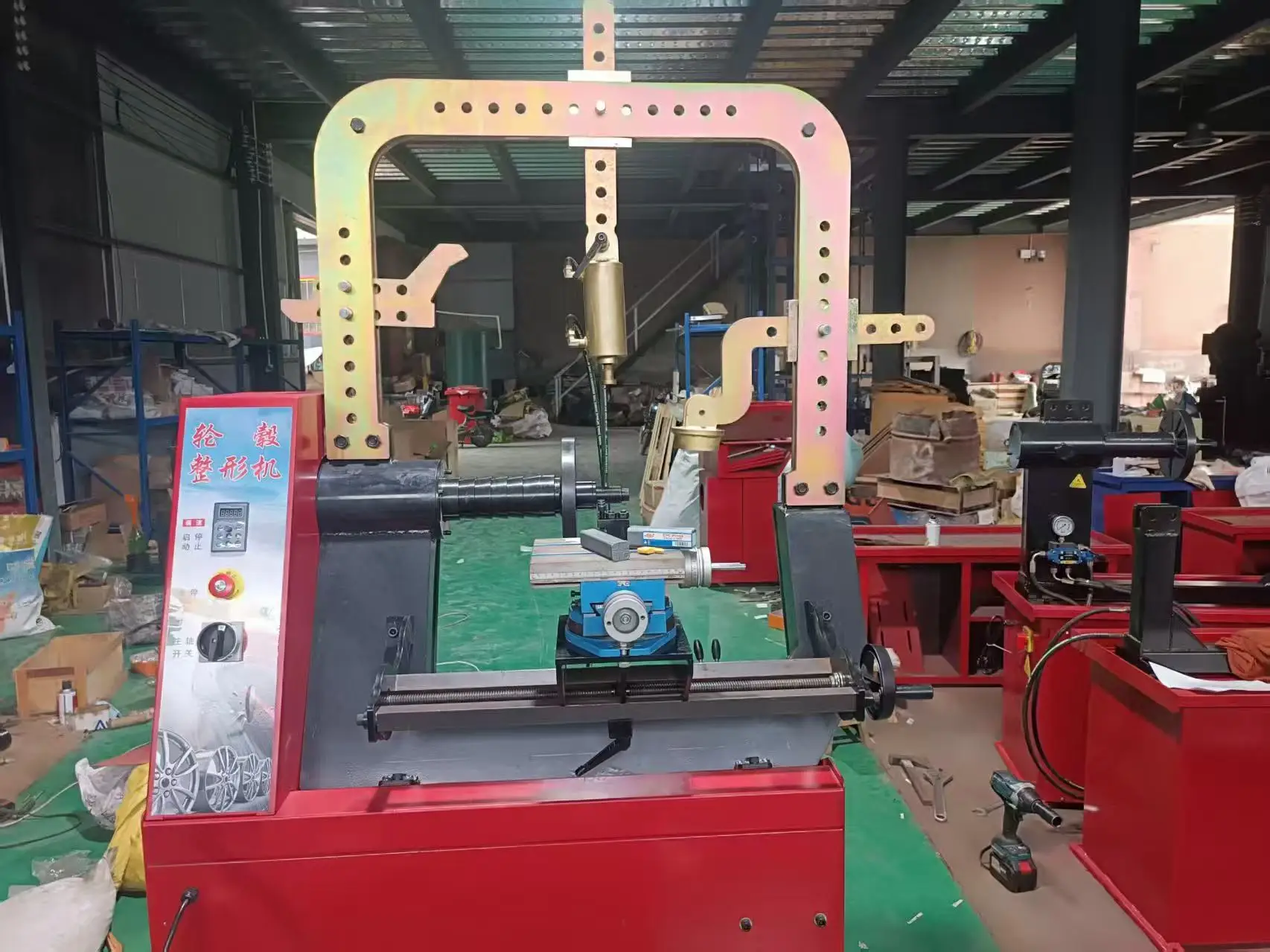Rim Straightening Machine Rim Repair Wheel Repair Machine For Car Rim Hub And Motorcycle Wheel Brake Disc Repair Machine