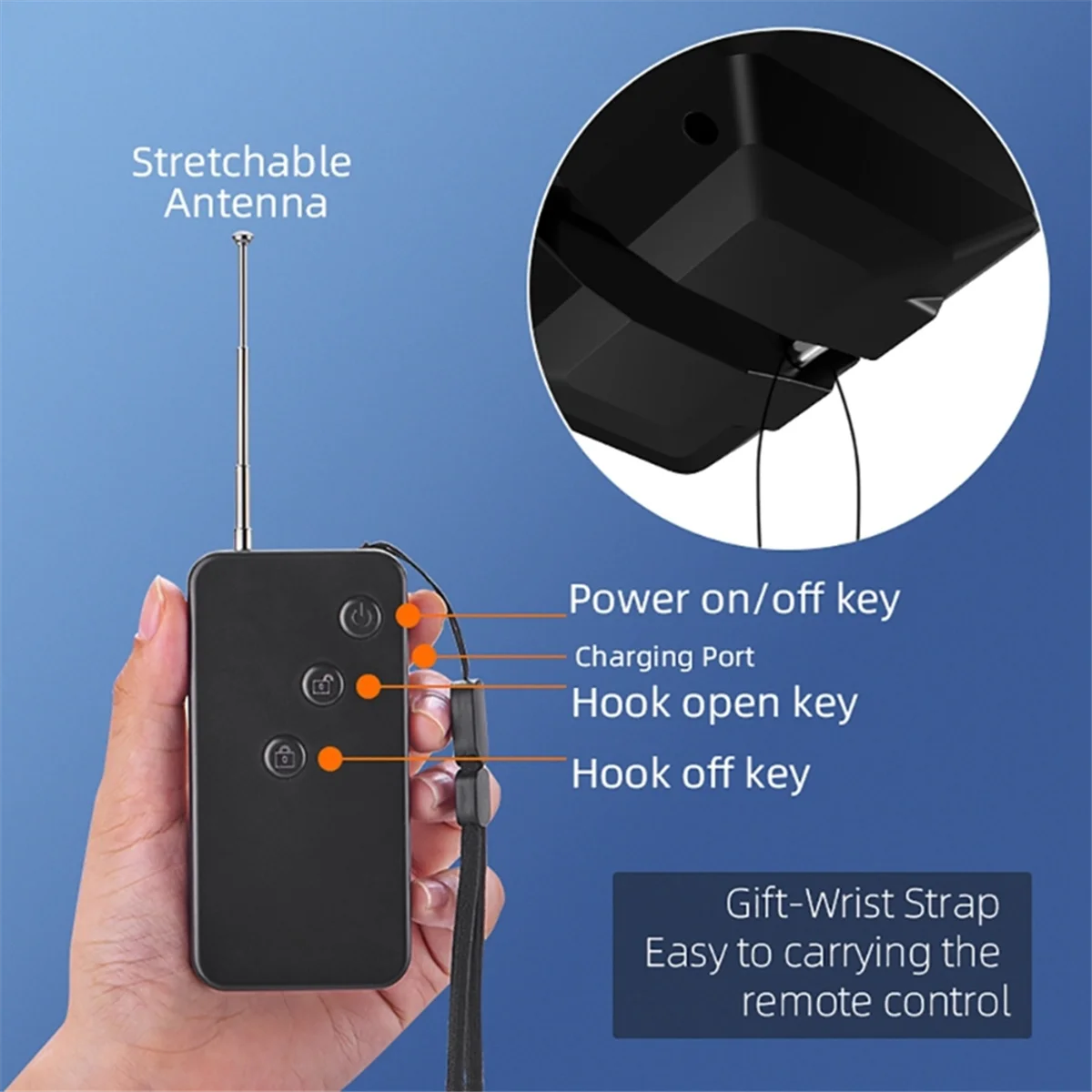 A43MM Airdrop System for DJI Mini 4 Pro/3 Pro/AIR3/Avata2 Drone Fishing Bait Wedding Ring Gift Deliver Life Rescue Airdropper