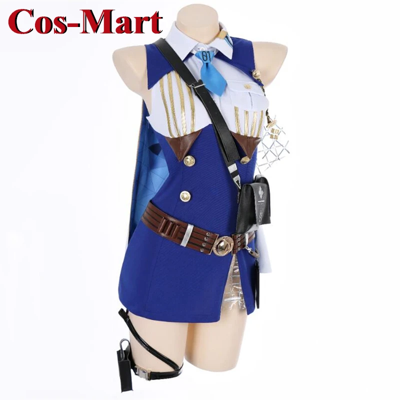 Cos-Mart Hot Game NIKKE Marian Cosplay Costume  Sweet Lovely Combat Uniform Dress Activity Party Role Play Clothing