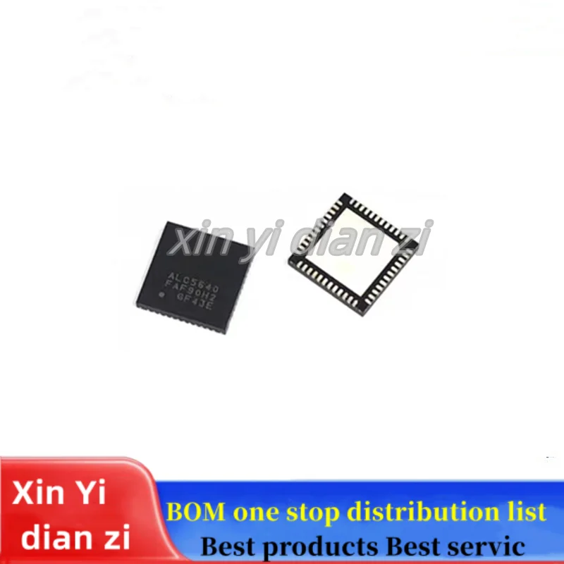 2pcs/lot ALC5640-VB-CGT ALC5640 QFN-48 Audio Codec ic chips in stock