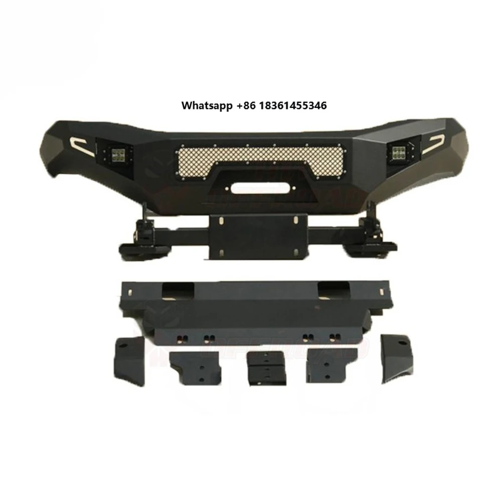 

For Hilux Vigo 2005-2011 Winch Mount Bumpers Guard4x4 Heavy-Duty Steel Nudge Bar Bull Bar Front Bumper