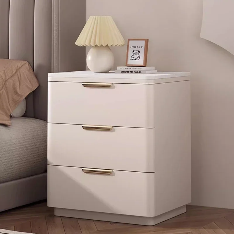 Multifunctional Bedside Table Storage Cabinet Tables Bedroom Chest of Drawers Furniture Home Decoration Luxury Nightstands Wood