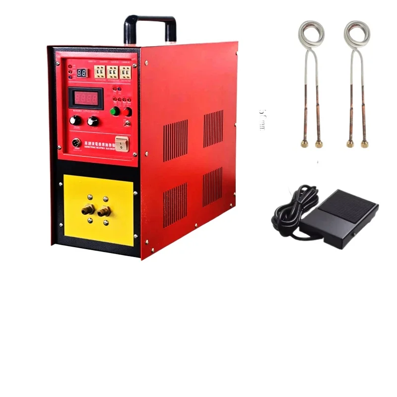 15kw High Frequency Induction Heater Quenching and Annealing Equipment 220v High Frequency Welding Machine Metal Melting Furnace