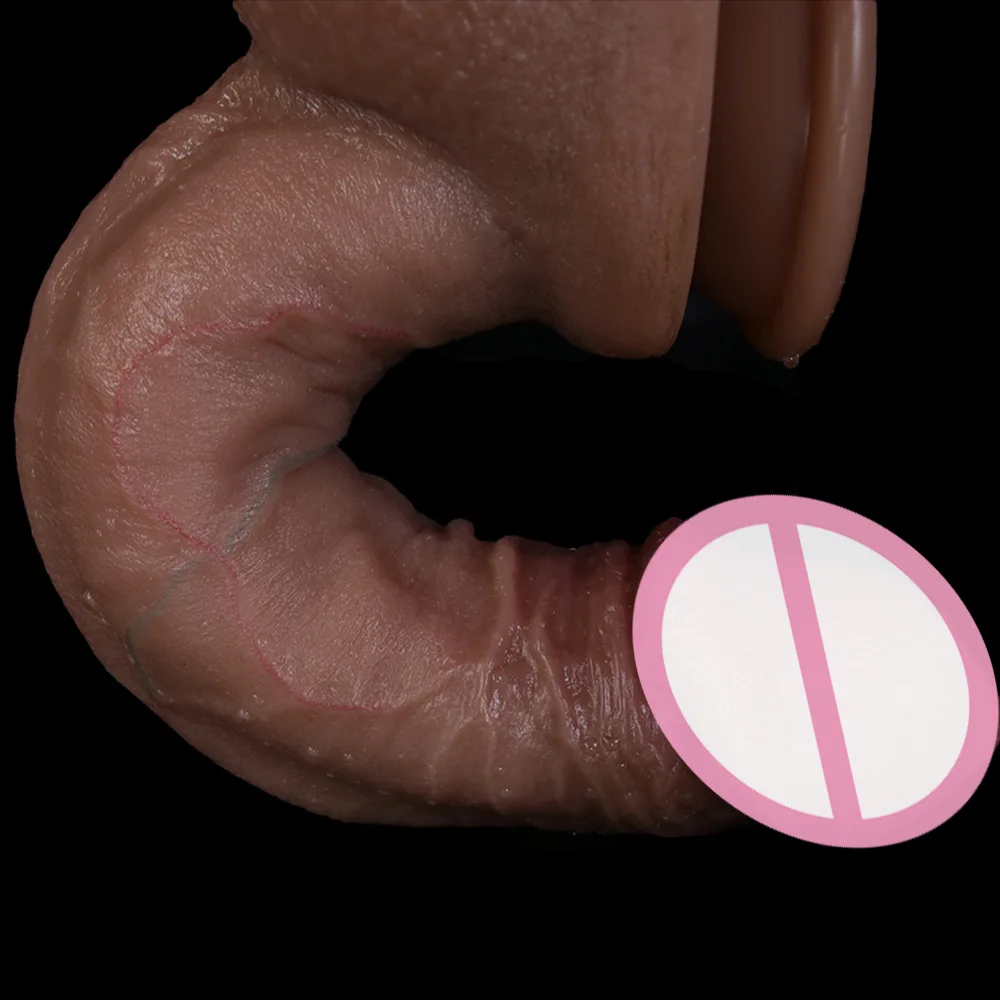 Super Realistic Dildo Sex Toys Soft Silicon Glue Penis Strong Suction Cup Masturbation Vagina Stimulate Big Dick Anal Homosexual