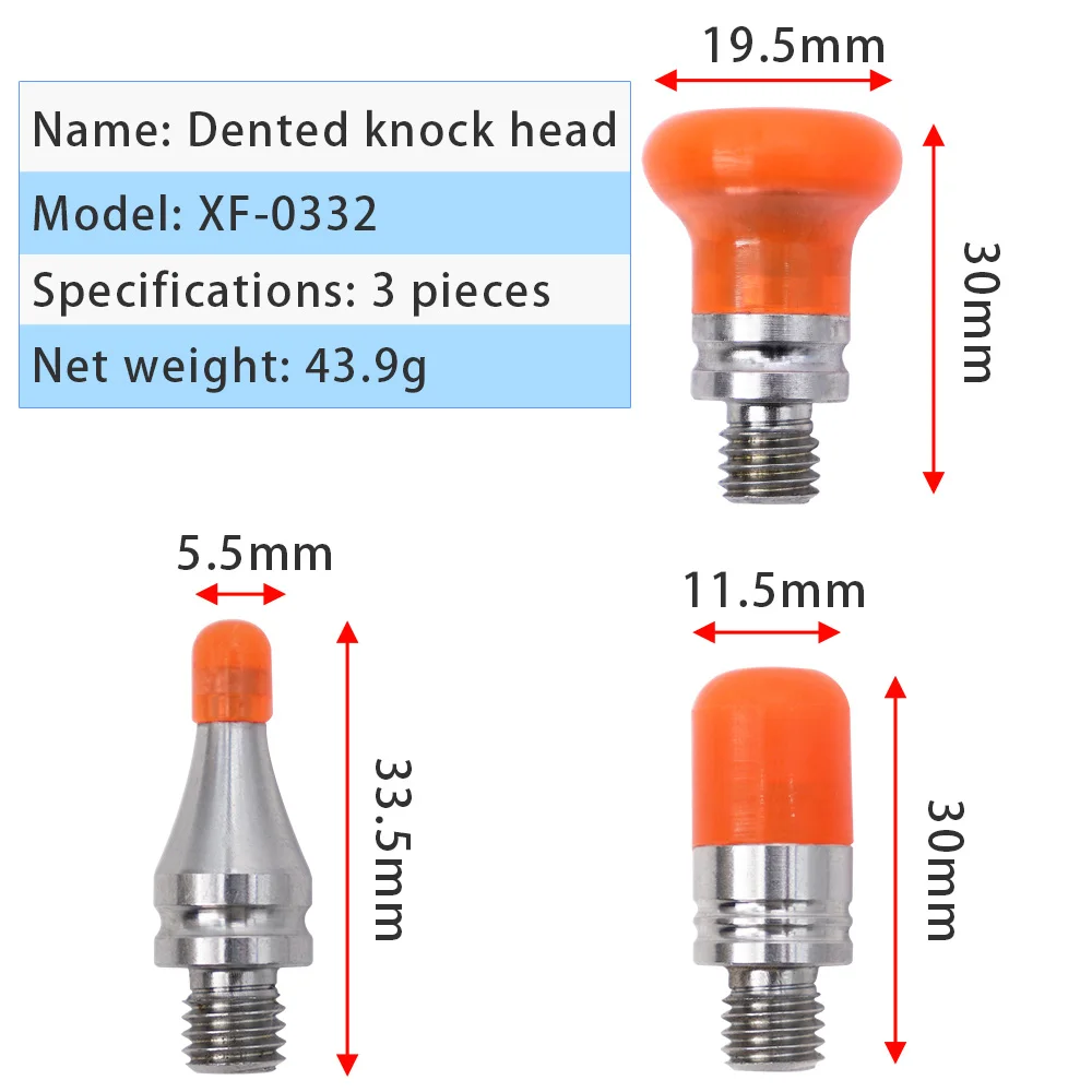 3pcs Car Body Dent Repair Hammer Automobile Body Versatile Repair Tool Car Concave Convex Shaping Repair And Leveling Tools