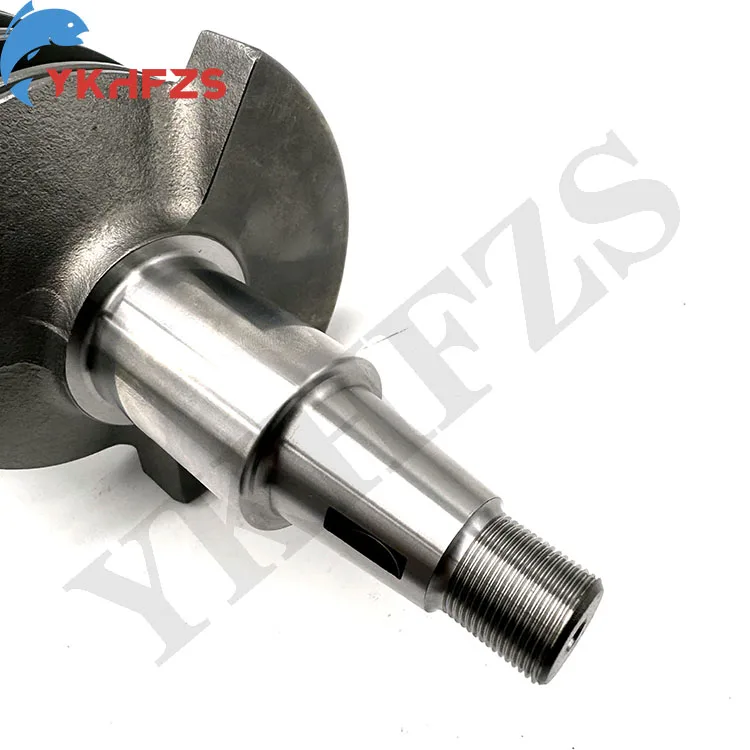 6E5-11411-00 Crankshaft For Yamaha Outboard Motor 2T V4 115HP 130HP 6E5-11411-01 Small Taper 6E5-11411-01