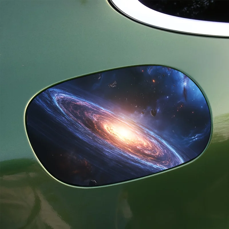 

Car Sticker, Fuel Tank Cap Sticker, Galaxy Pattern Car Decal, top PVC material, waterproof and scratch-proof Cosmic Nebula