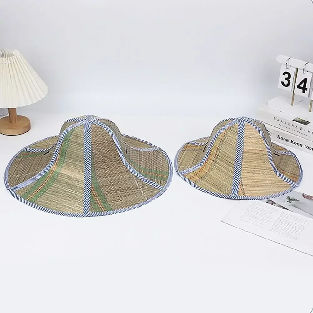 Foldable Straw Sun Hat Wide Brim UV Protection, Unisex Lightweight Breathable for Outdoor Fishing Travel
