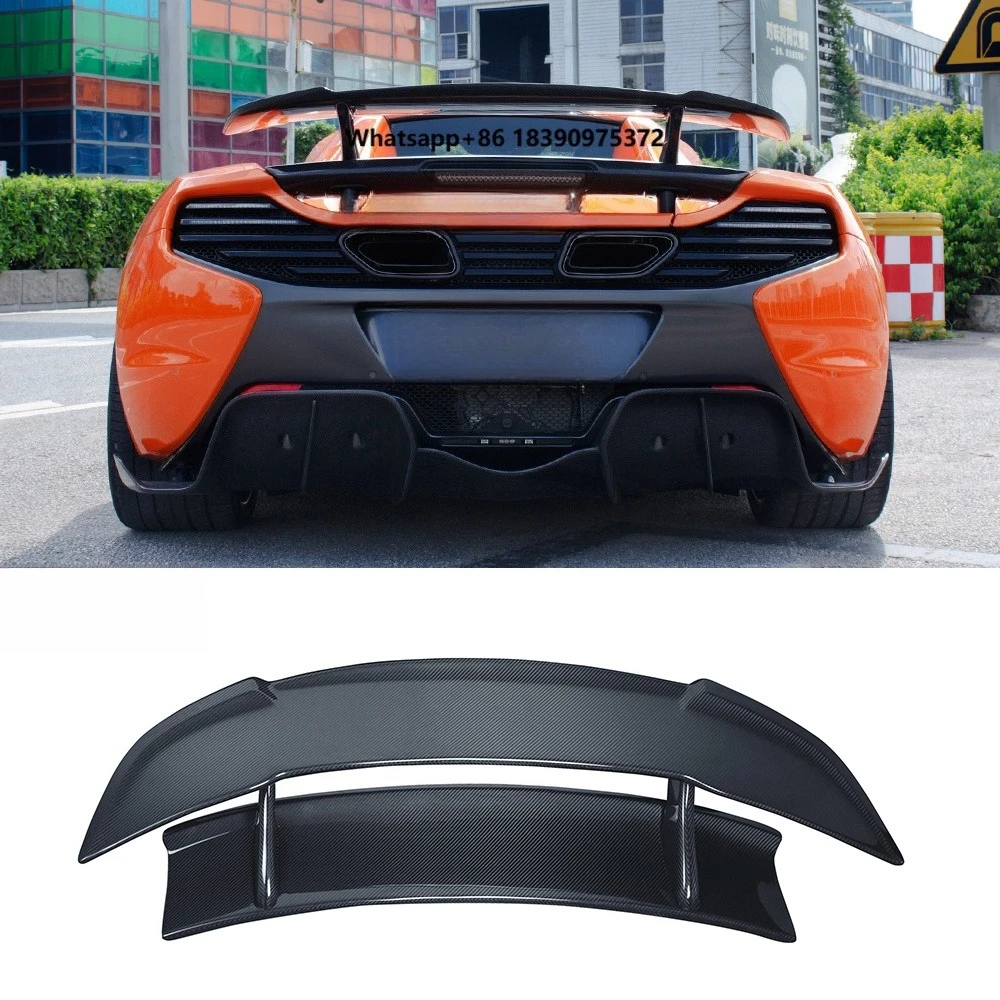 

CMST Style Carbon Fiber Rear Trunk Wing Spoiler for 650S 625C MP4-12C 2014-2017 Rear Wing Tail Car Accessories