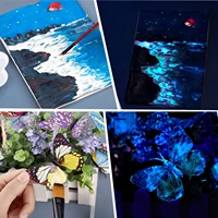 6Colors Acrylic Fluorescent Paint Glow In Dark DIY Painting Art Materials Arts Crafts Painting Tool DIY Graffiti Acrylic Pigment 4