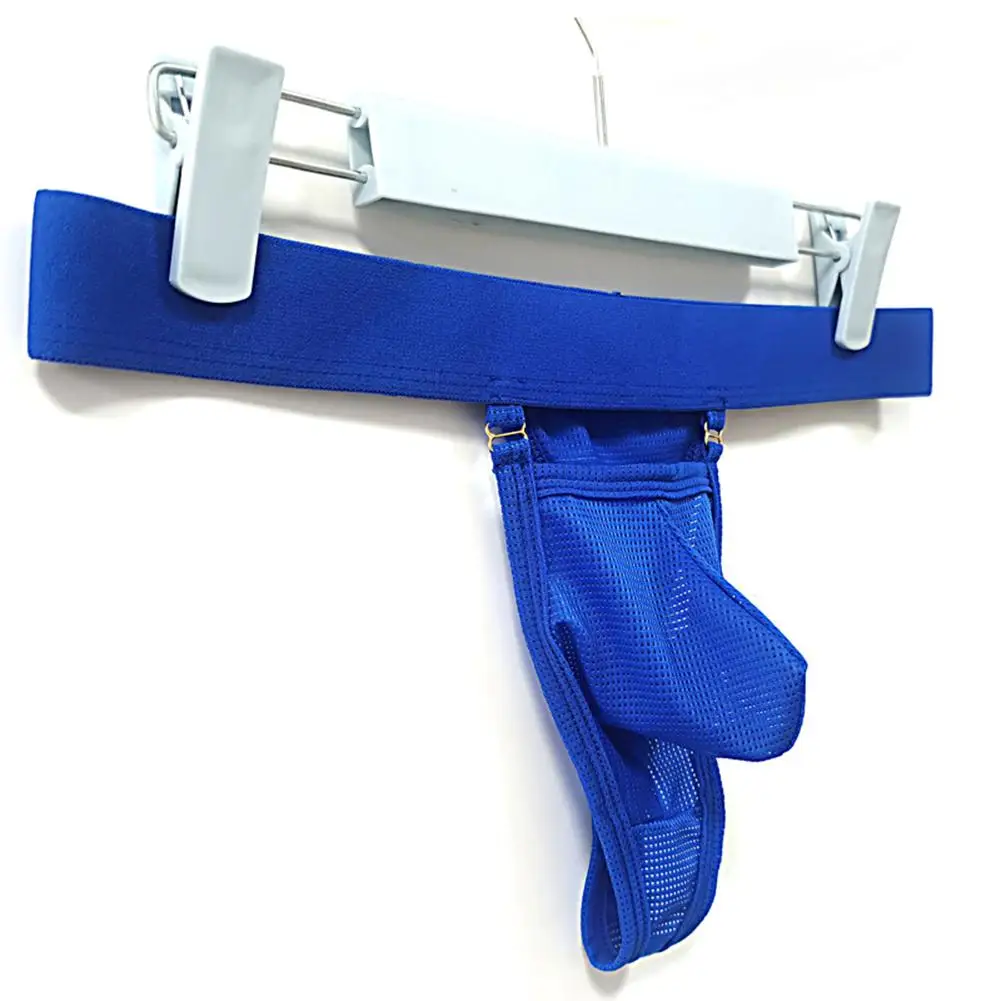 

Sexy Men's Thongs Mesh Men Underwear Solid Color G-string Shorts Pouch Lingerie Underpants Summer Breathable Panties