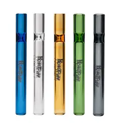 0017    1 pcs pipa glass pipe Glass smoke pipe Stained glass rod Filter suction nozzle Multiple color options