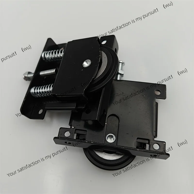 Quiet Glide Sliding Door Roller Metal Plastic Adjustable with Spring-Loaded Nylon Ball Bearing wheel for Closet Doors view 5