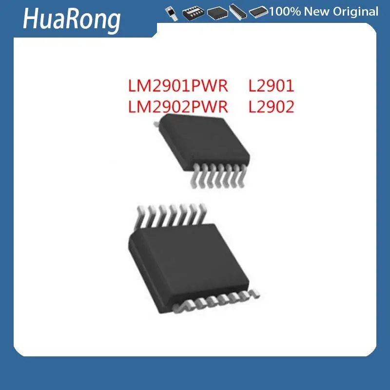 10PCS/LOT        LM2901PWR     L2901    LM2902PWR    L2902      TSSOP14